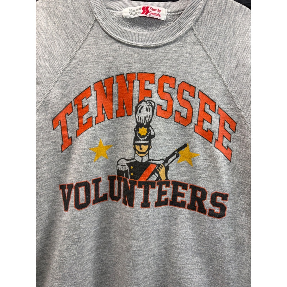 Vintage Bassett-Walker Tennessee Volunteers Sweatshirt Mens XL Gray USA Made 90s - Picture 2 of 9